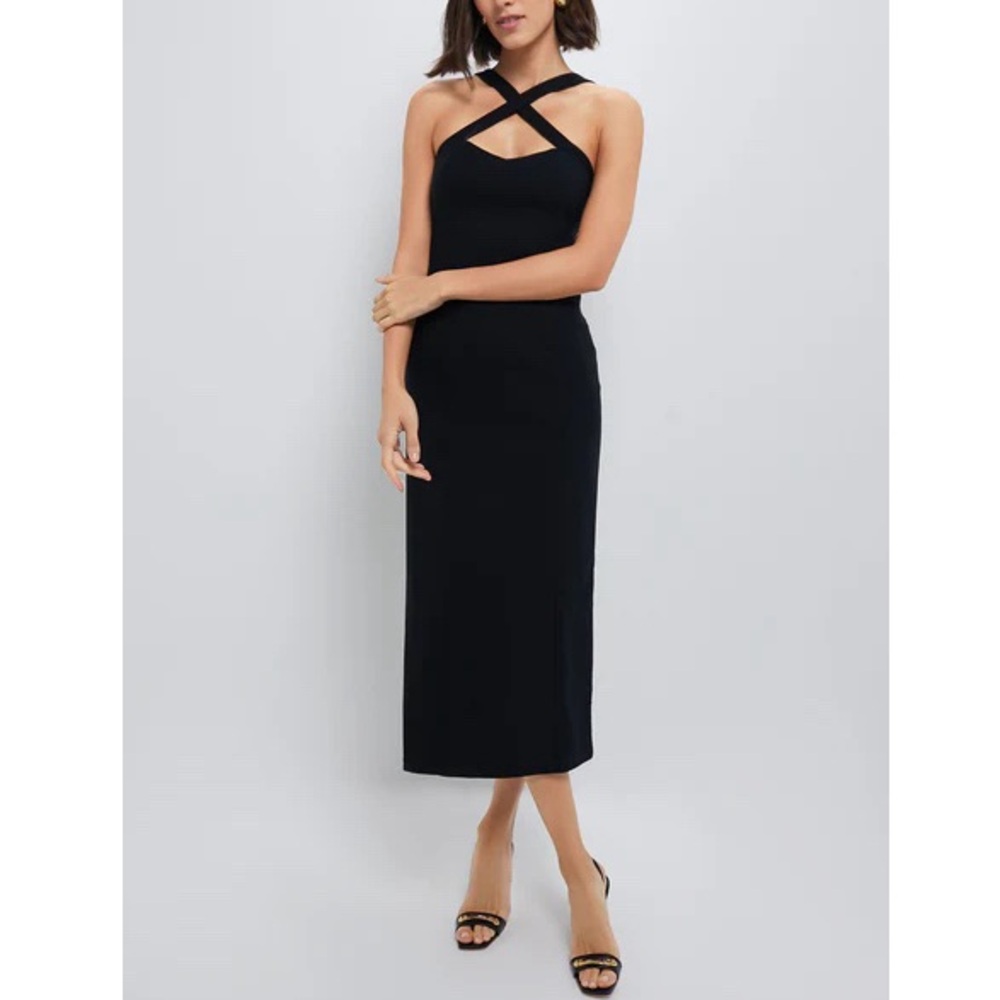HYACINTH HOUSE
Black Criss-Cross Alice Dress